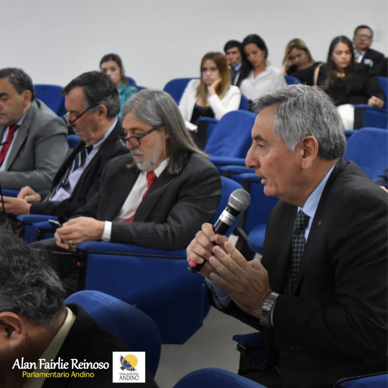Sesión del Parlamento Andino del mes de marzo