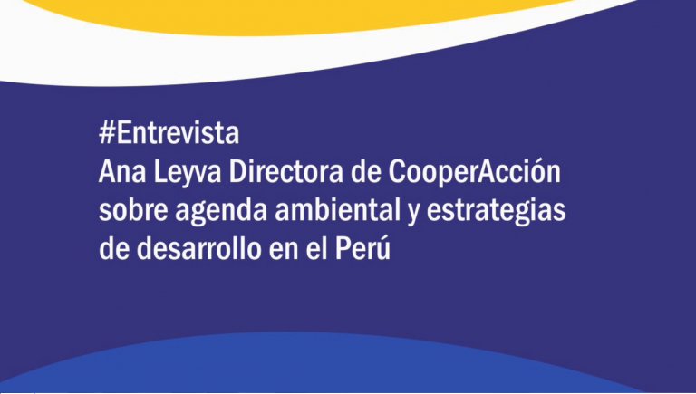 Dialogamos con Ana Leyva sobre la agenda ambiental y las estrategias de desarrollo sostenible en el Perú.