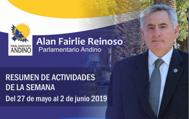 Actividades parlamentarias desarrolladas en la semana del 27 al 2 de junio