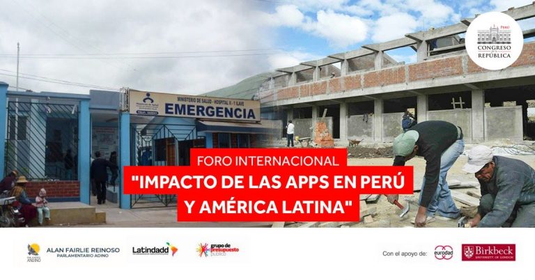 Foro internacional:  “Impacto de las APPs en Perú y América Latina”