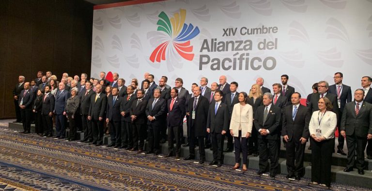 Saludo a la XIV Cumbre de la Alianza del Pacífico