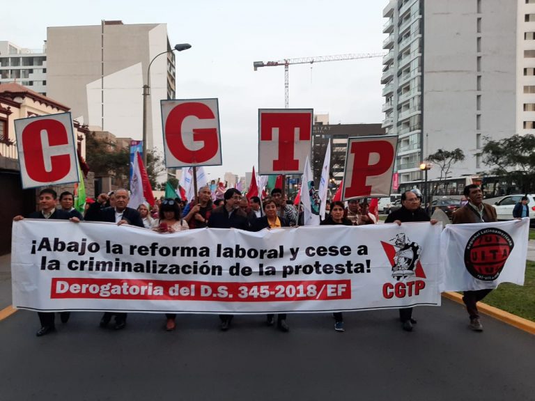 Posición de la CGTP frente a la reforma laboral