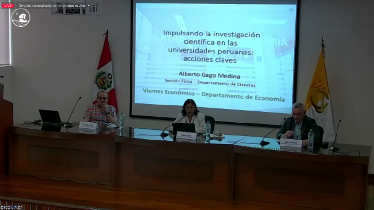 Viernes Económico: “Impulsando la investigación científica en la universidad peruana: acciones claves”