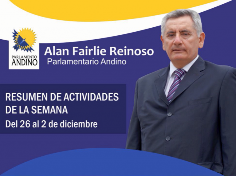 Actividades parlamentarias del 26 de noviembre al 2 de diciembre