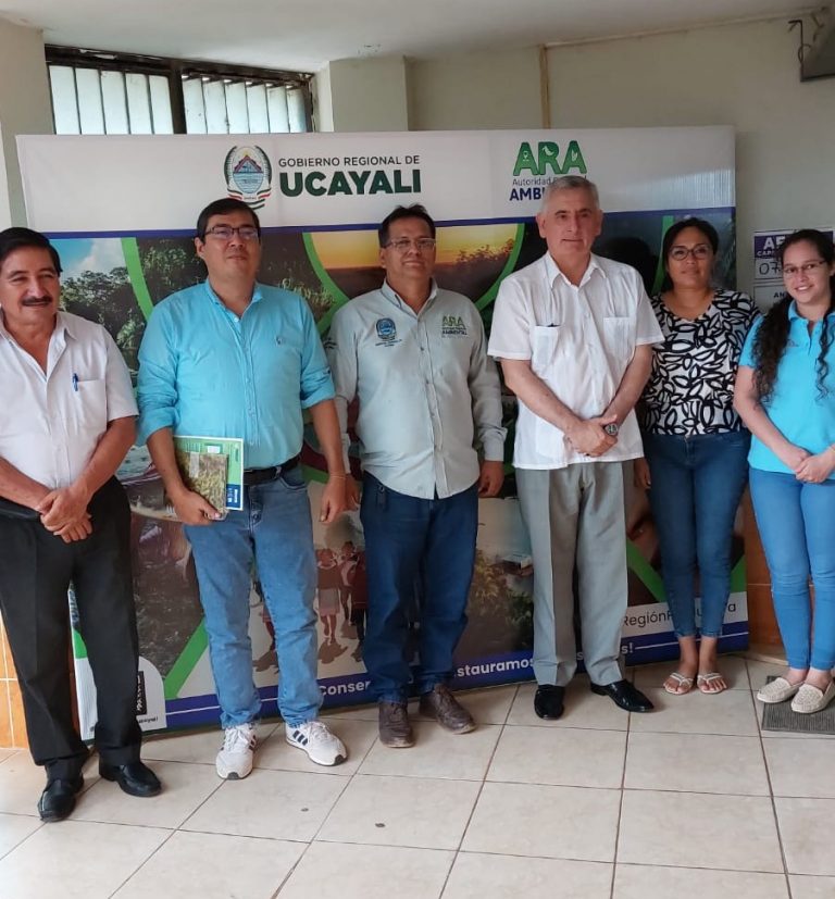 Visita a representantes de la Mancomunidad Regional Amazónica en Pucallpa